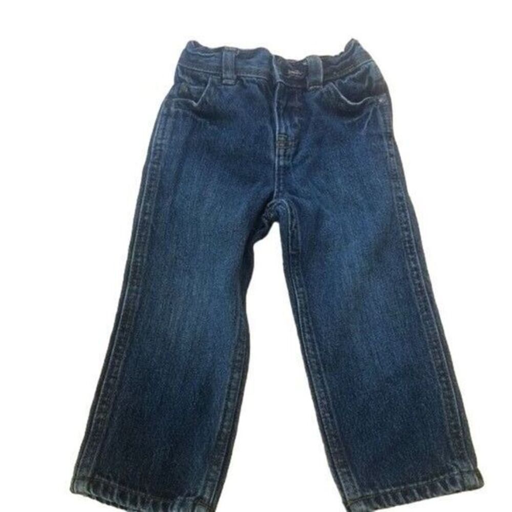 Toddler Boy's Jeans Dark Wash Denim Classic Casual Pants